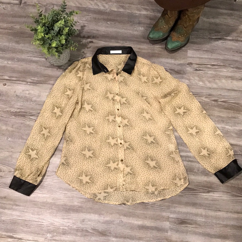 Esley Sheer Blouse - Anthropologie